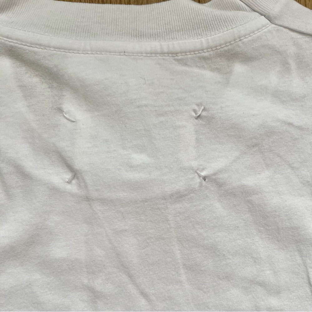 Maison Margiela S50GC0644 street style plain Short Sleeve Shirt White size IT 48 - Picture 4 of 5